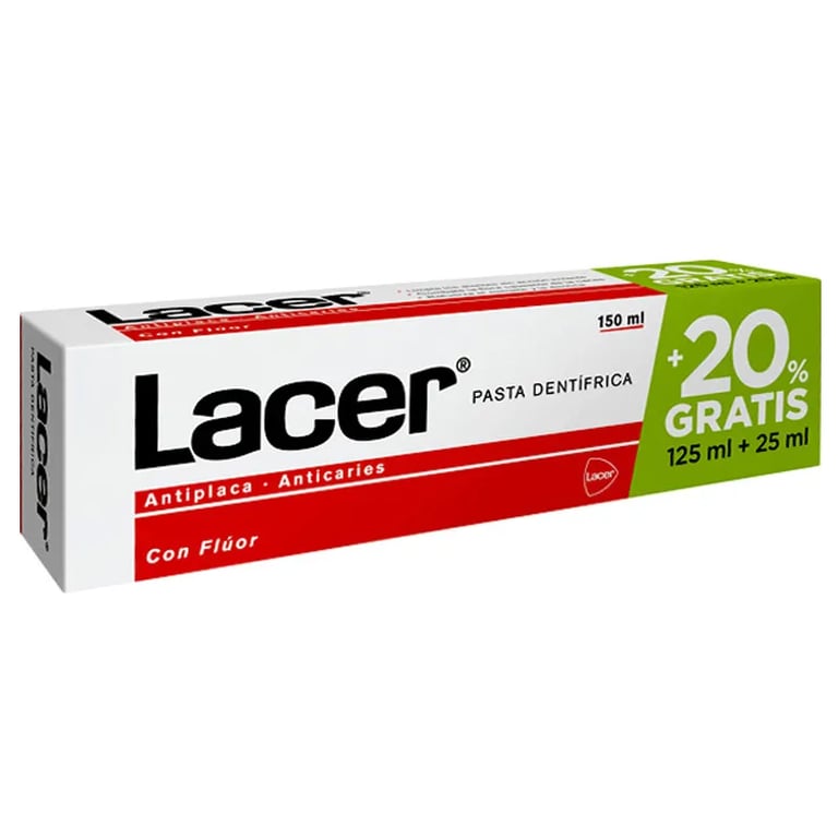 Lacer Pasta Dentifricia 20% Gratis