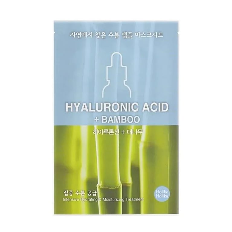 Masque Visage Hydratant À L’Acide Hyaluronique + Bambou