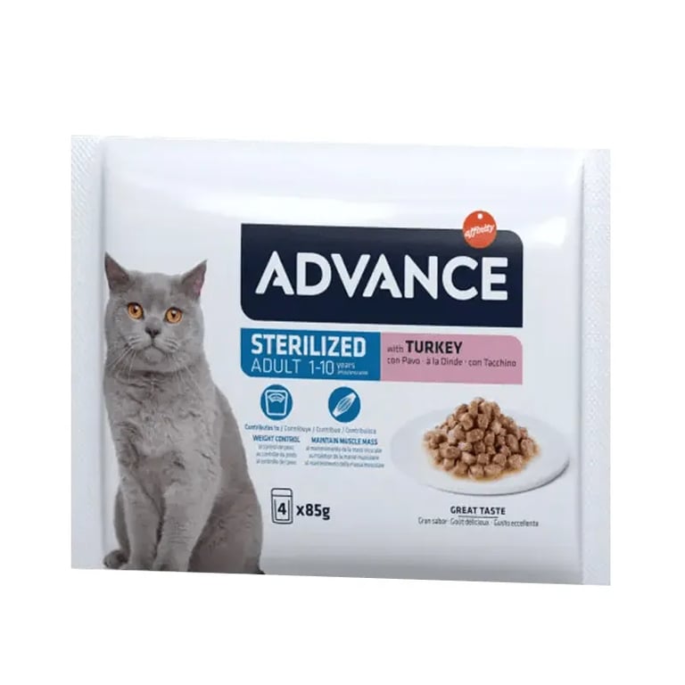 Nassfutter Kastrierter Katze Truthahn