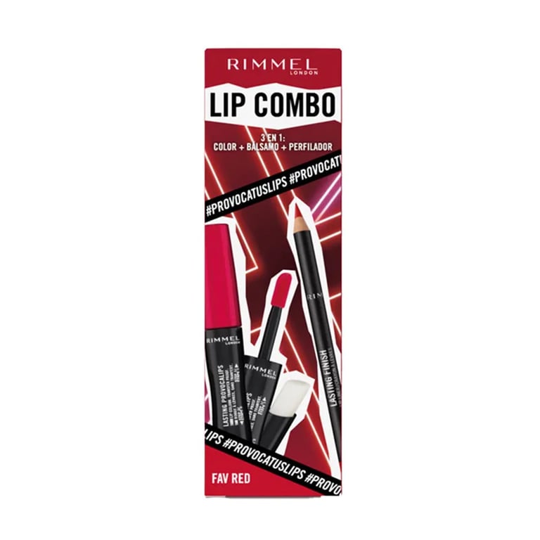 Set Provocalips+Lasting Finish #1 Faw Red