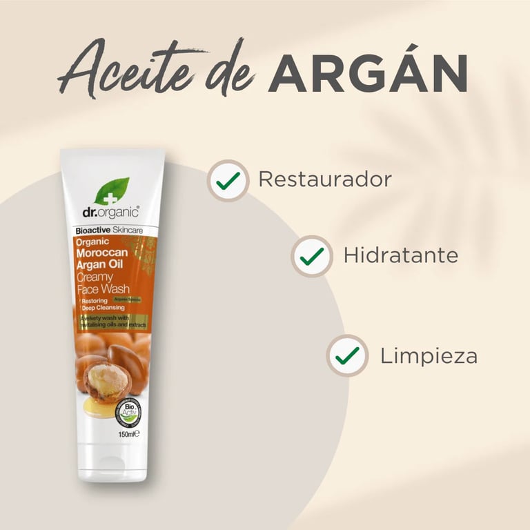 Detergente Viso Cremoso Argan Marocchino - imagen 2 de 5