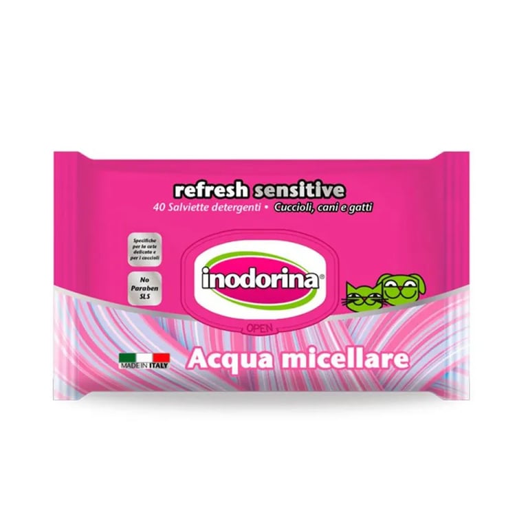 Refresh Sensitive Toallitas Húmedas Agua Micelar