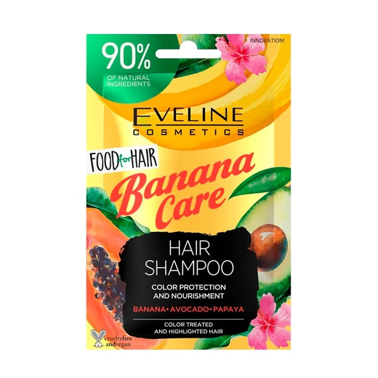 Food For Hair Banana Care Shampoo Hydraterende Bescherming Kleur