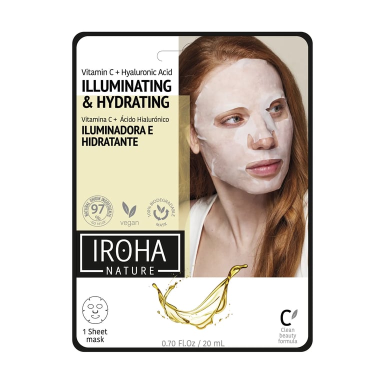 Tissue Face Mask Brightening Vitamin C + Ha