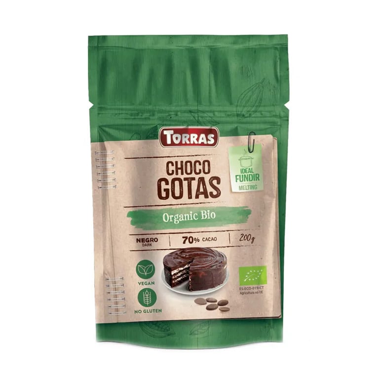 Choco Gotas 70% Cacao Bio