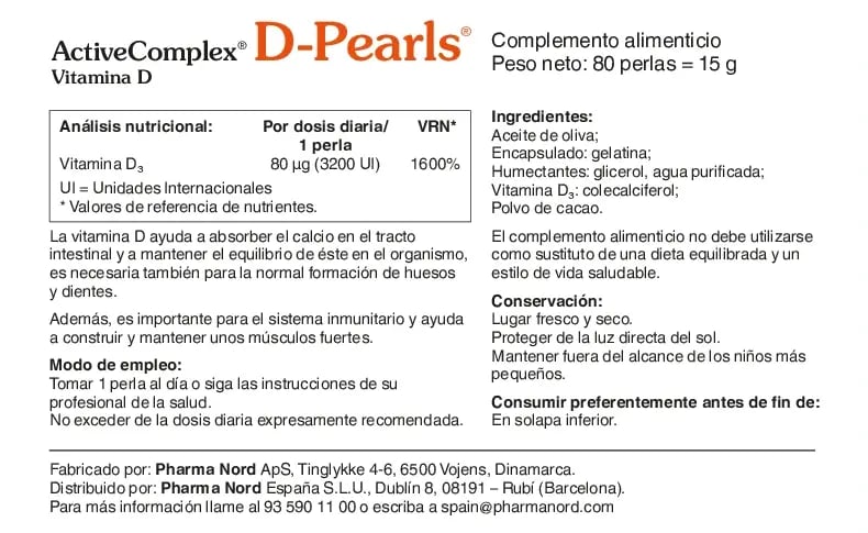 ActiveComplex Vitamina D Forte - imagen 2 de 4