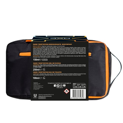 Dark Temptation Déodorant 150 ml + Gel Douche + Aftershave Lot de Axe