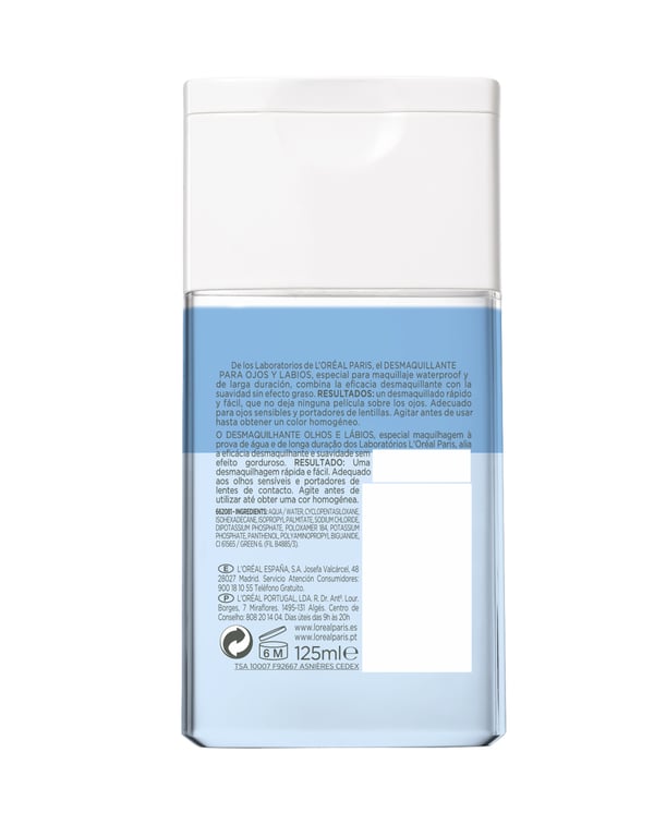 Struccante Occhi Waterproof 125 ml di L'Oreal Make Up