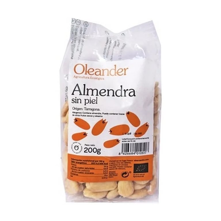 Almendra Cruda Pelada Bio Vegan