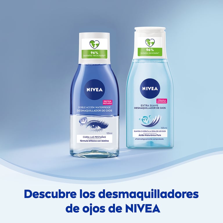 VISAGE DESMAQUILHADOR OLHOS WATERPROOF DUPLA AÇÃO 125 ml da Nivea