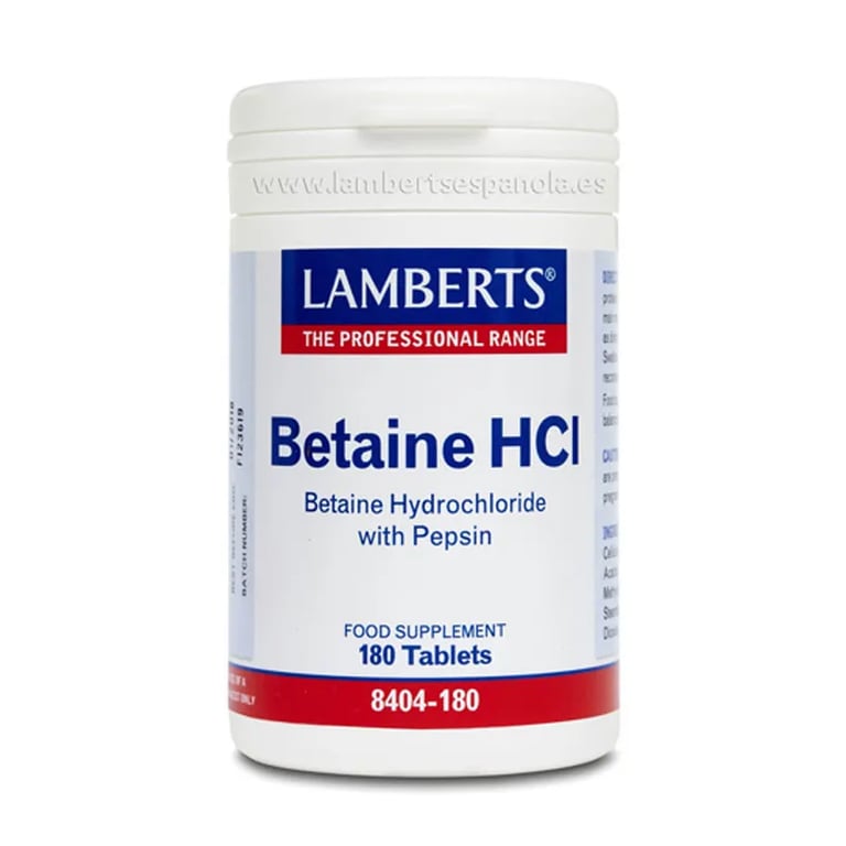 BETAÍNA HCI CON PEPSINA