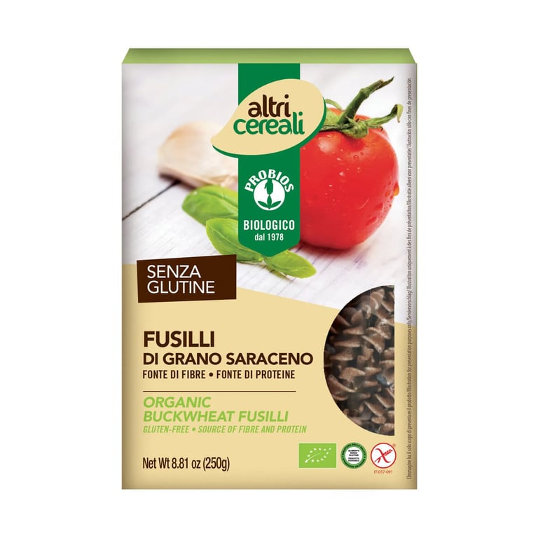 Espirales Trigo Sarraceno Sin Gluten Bio