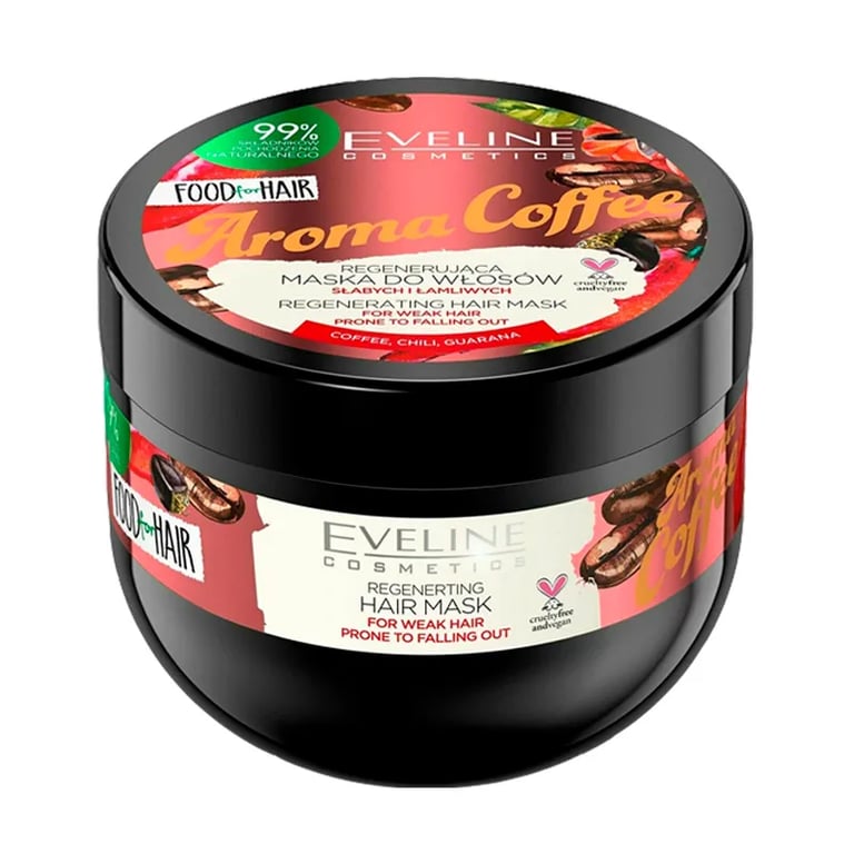 Lebensmittel für Haar Aroma Kaffee Mascarilla Fortificante