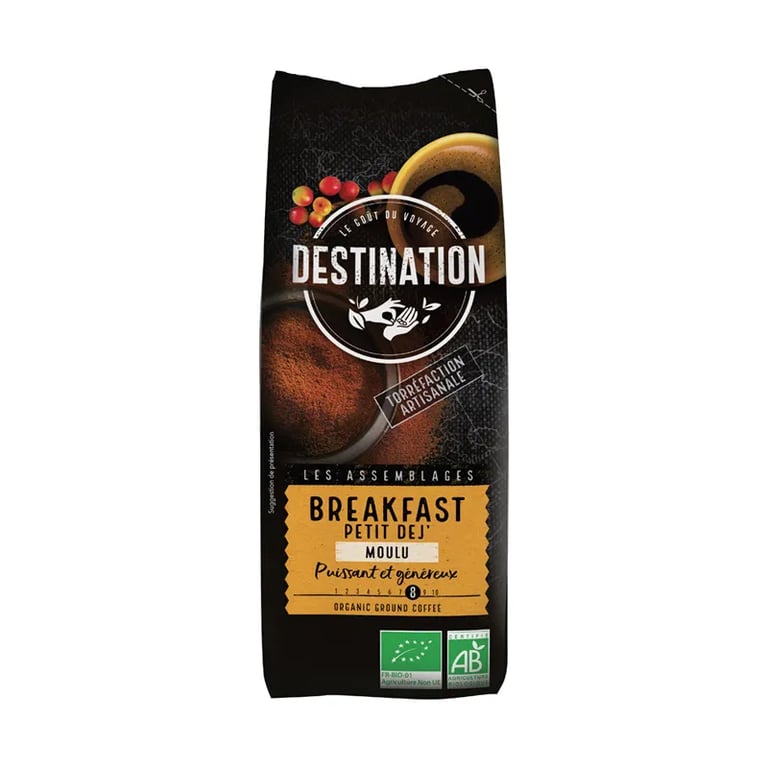 Café Molido De Tueste Natural Desayuno Bio