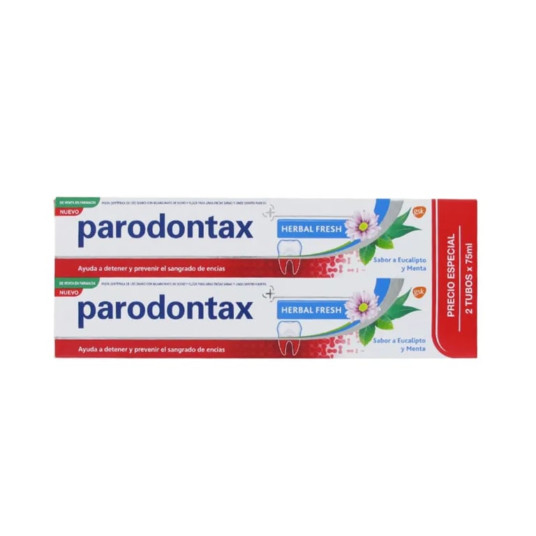 Paradontax Herbal Fresh Sabor Eucalipto Y Menta