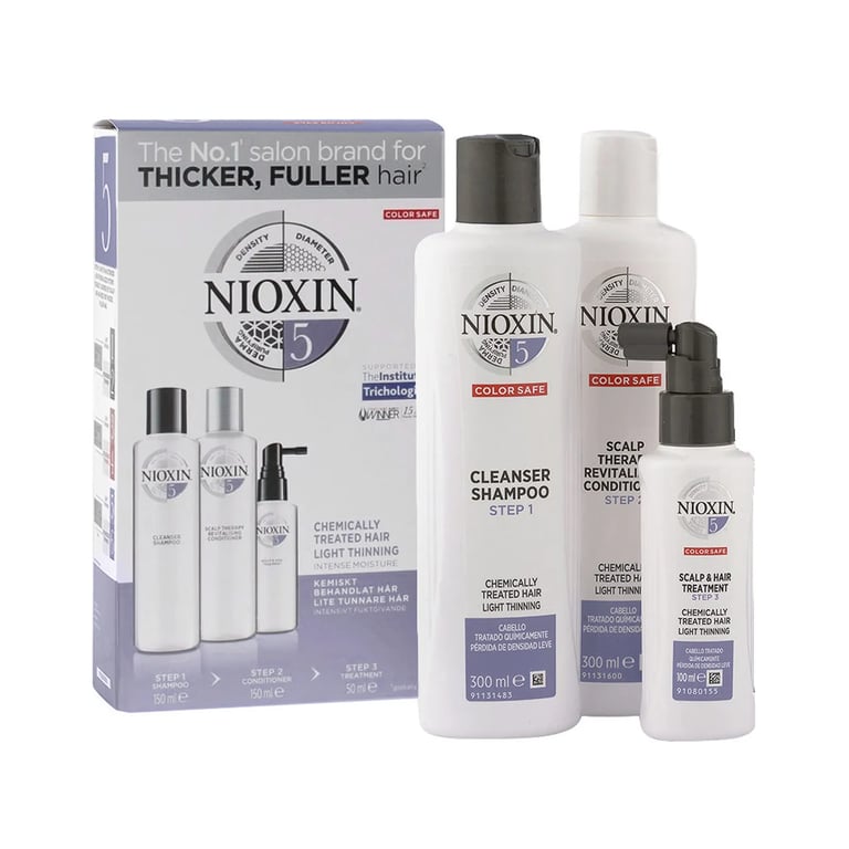 System 5 Shampoo 300 ml + Conditioner 300 ml + Behandeling