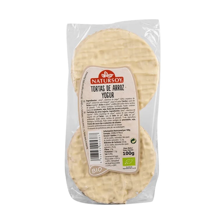TORTAS DE ARROZ CON YOGUR BIO