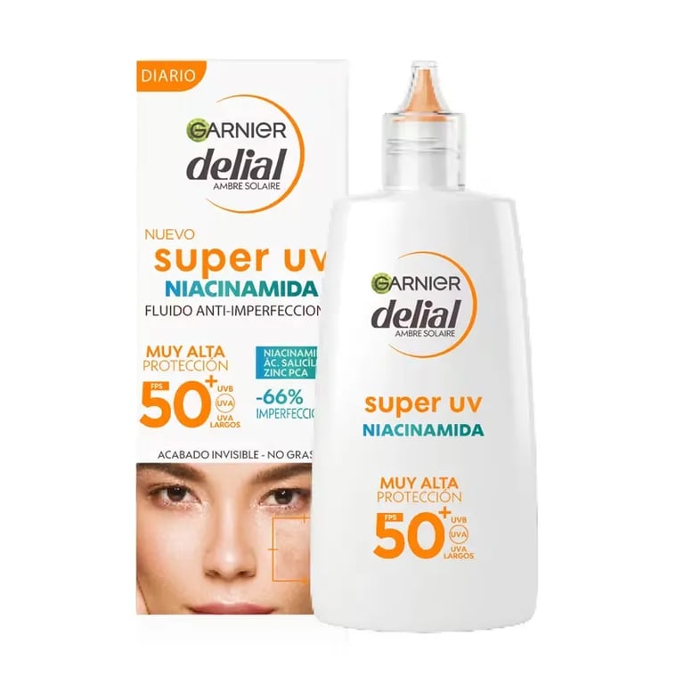 Delial Super UV Niacinamide Vloeistof Anti-onvolkomenheden SPF50+