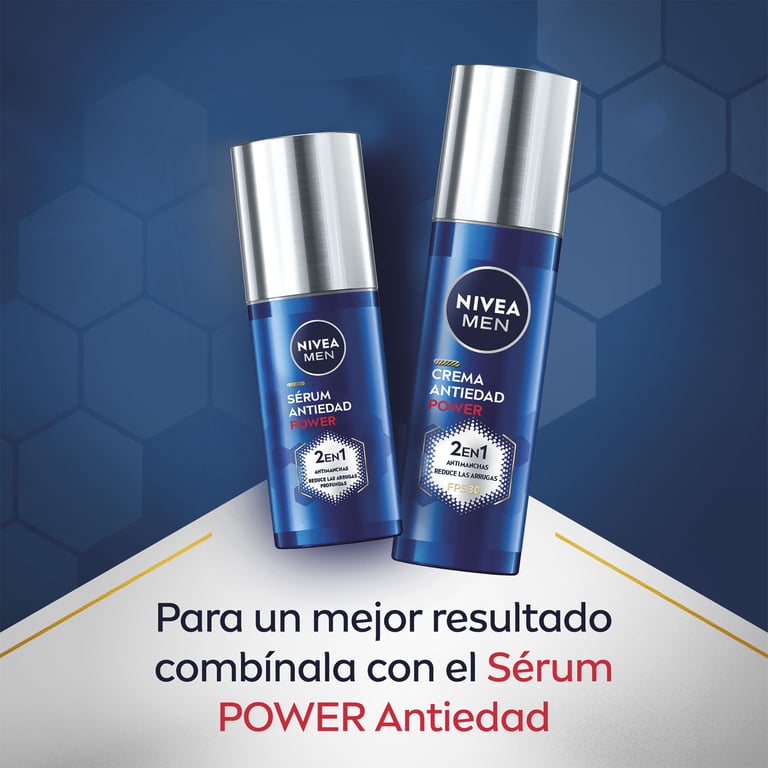Men Power Anti-Aging Feuchtigkeitscreme 2 In 1 SPF30 50 ml von Nivea