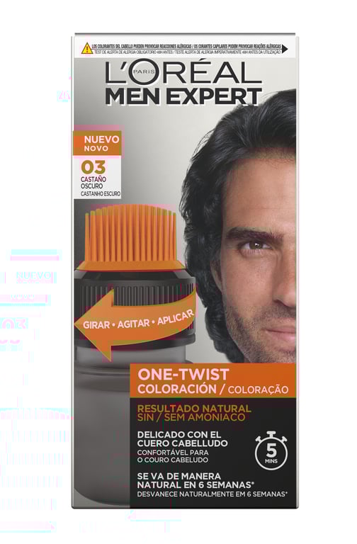 Men Expert One Twist Coloration 03 Châtain Foncé de L'Oreal Paris