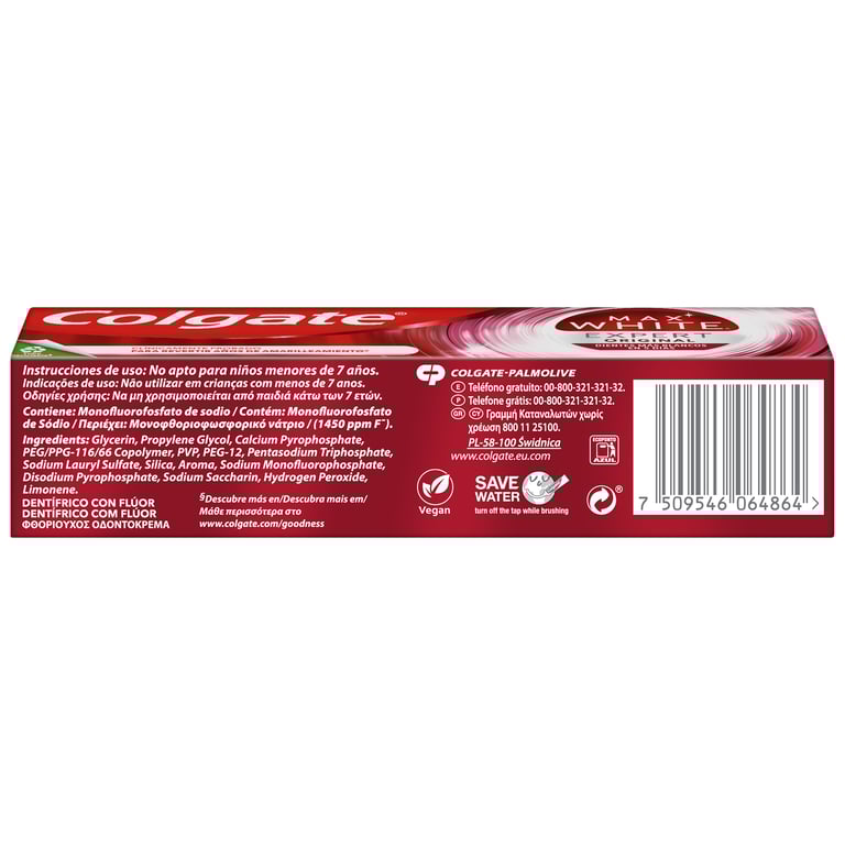 Max White Expert Original Pasta Dentífrica 75 ml de Colgate