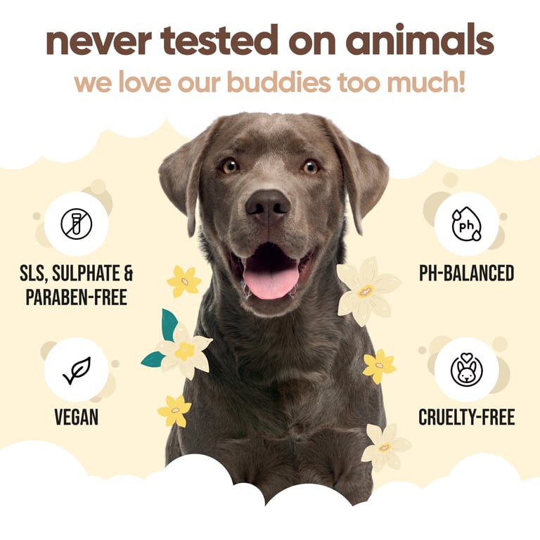 Vanille Sheabutter Hundeshampoo - imagen 5 de 15