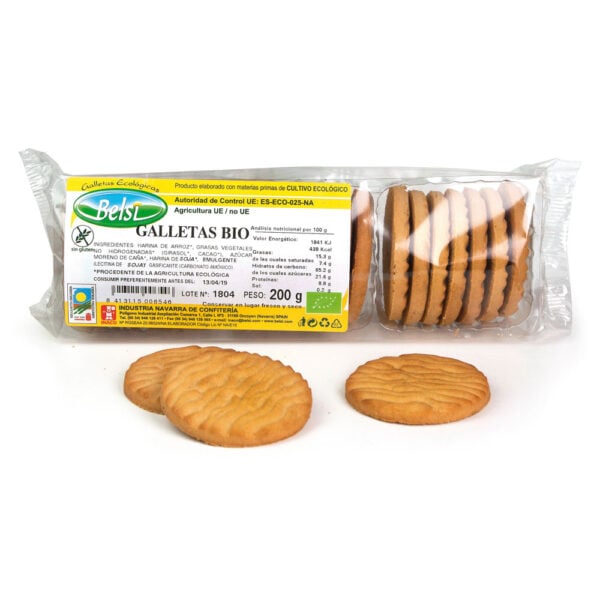 Galletas Ecológicas Sin Gluten