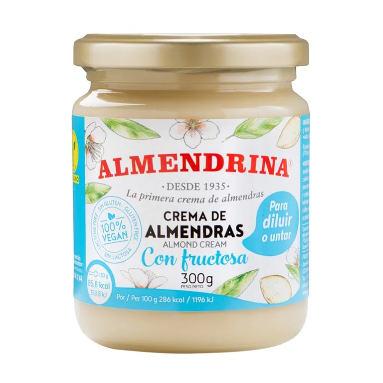 Crema De Almendras Con Fructosa