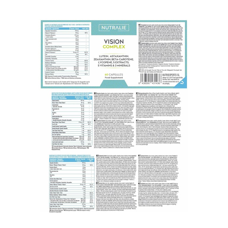 Vision Complex 60 Caps de Nutralie - imagen 2 de 2