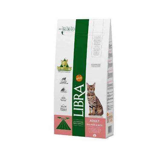 Libra Croquettes Pour Chat Adulte Saumon Et Riz