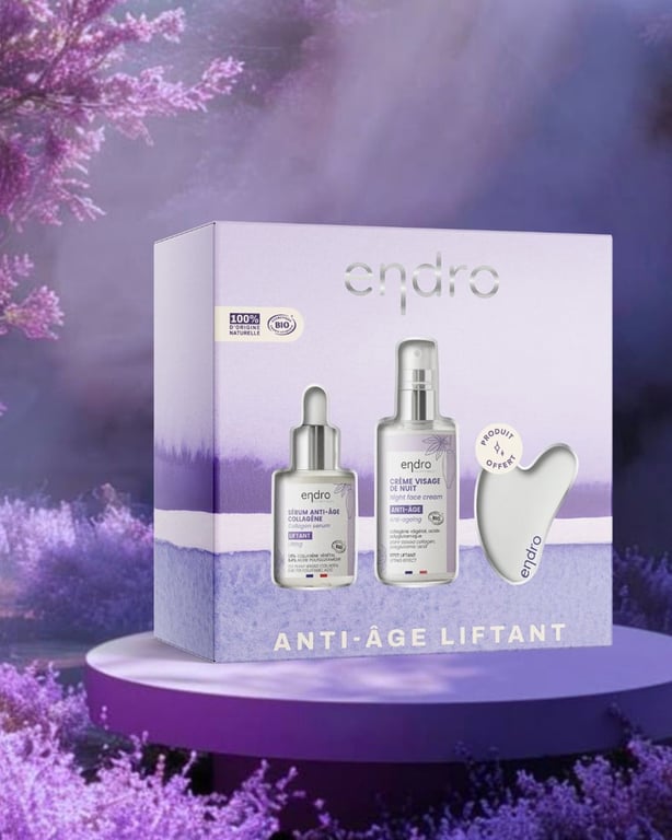 Set Antiedad Colágeno Crema Noche 50ml + Sérum 30ml + Masajeador