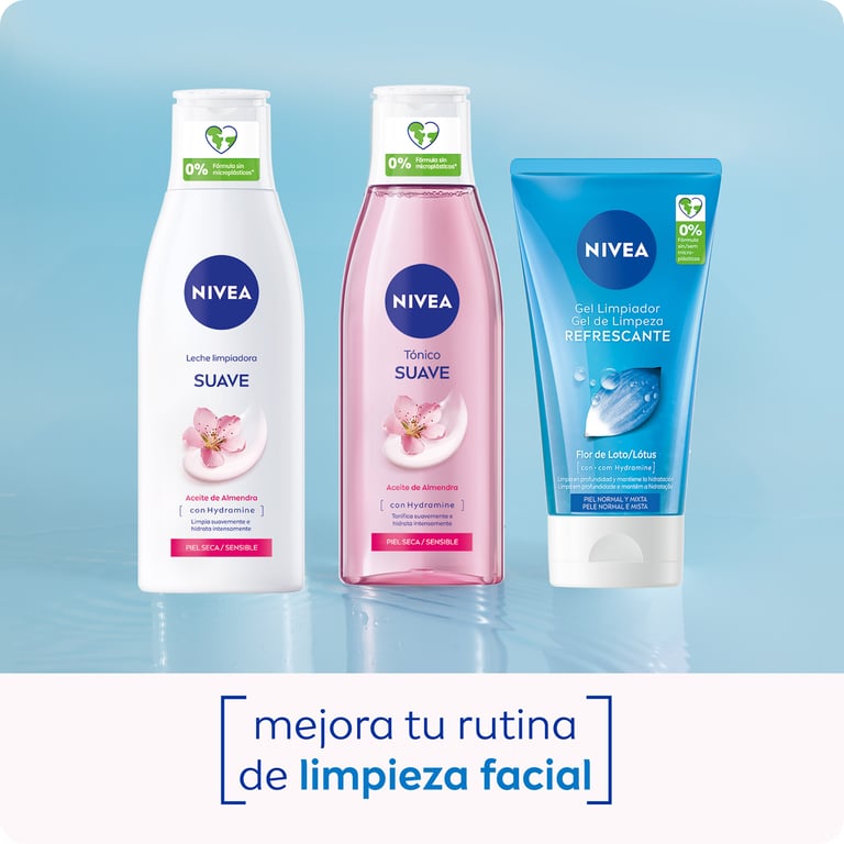 Gel Limpiador Refrescante Flor De Loto Piel Normal Mixta 150 ml de Nivea