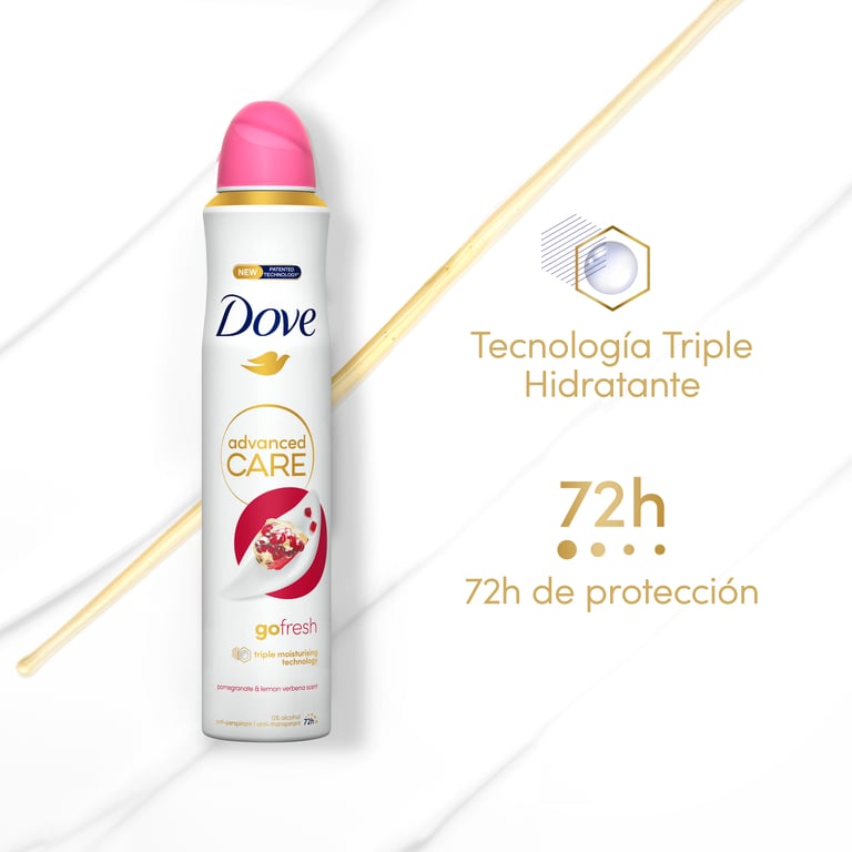 Advanced Care Granatapfel Deodorant 48h Spray 200 ml von Dove