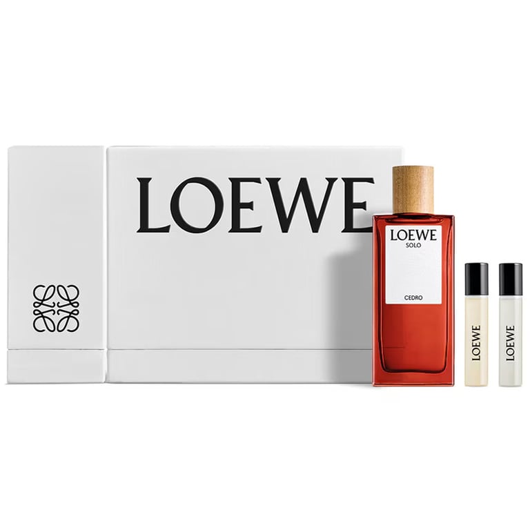 Solo Loewe Cedro EDT 100ml + EDT 10ml + Solo Mercurio EDT 10ml Lote