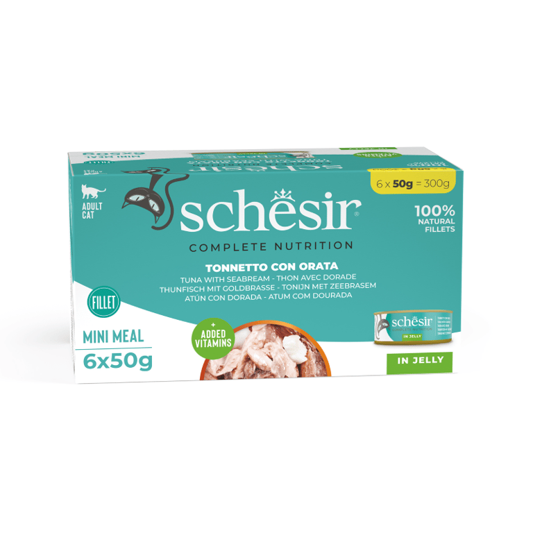 Thunfisch-Goldbrasse Gelatine Katzenfutter