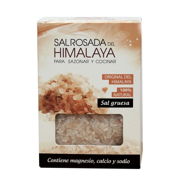 Sal Rosa Del Himalaya Gruesa 100% Natural