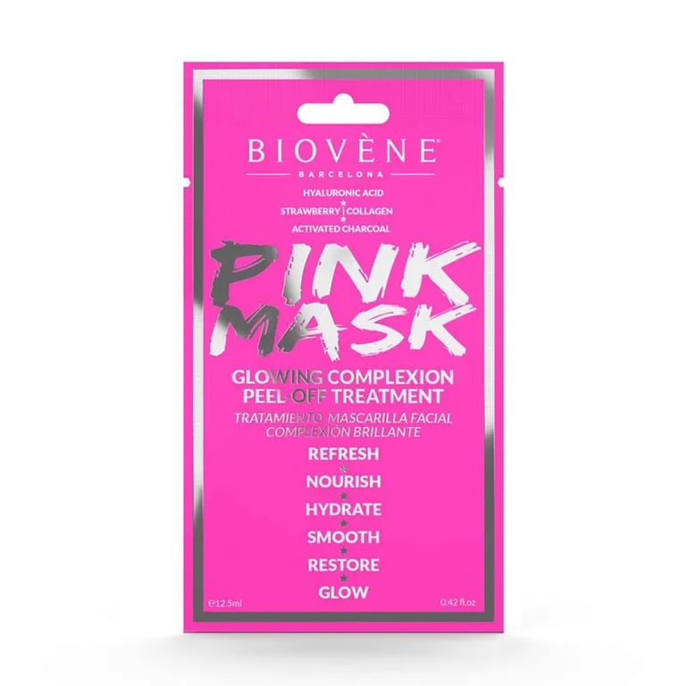 Pink Mask Peel-Off Facial