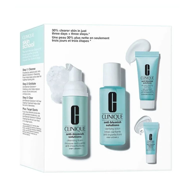 Anti-Blemish Solutions Coffret 4 Pièces Lotion Clarifiante 60 ml