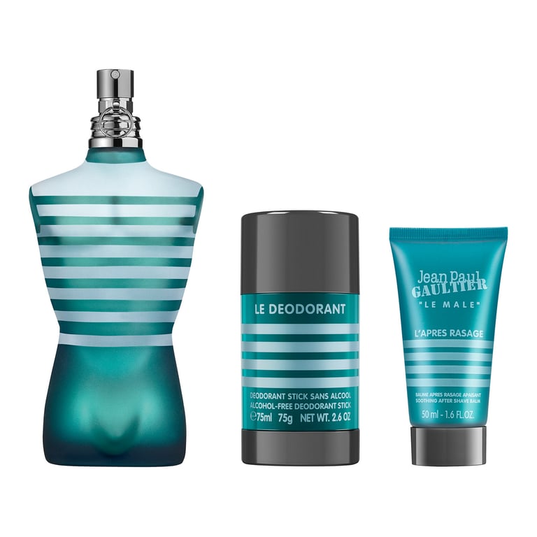 Le Male EDT 125 ml + After Shave 50 ml + Desodorante 75g Lote de Jean Paul Gaultier