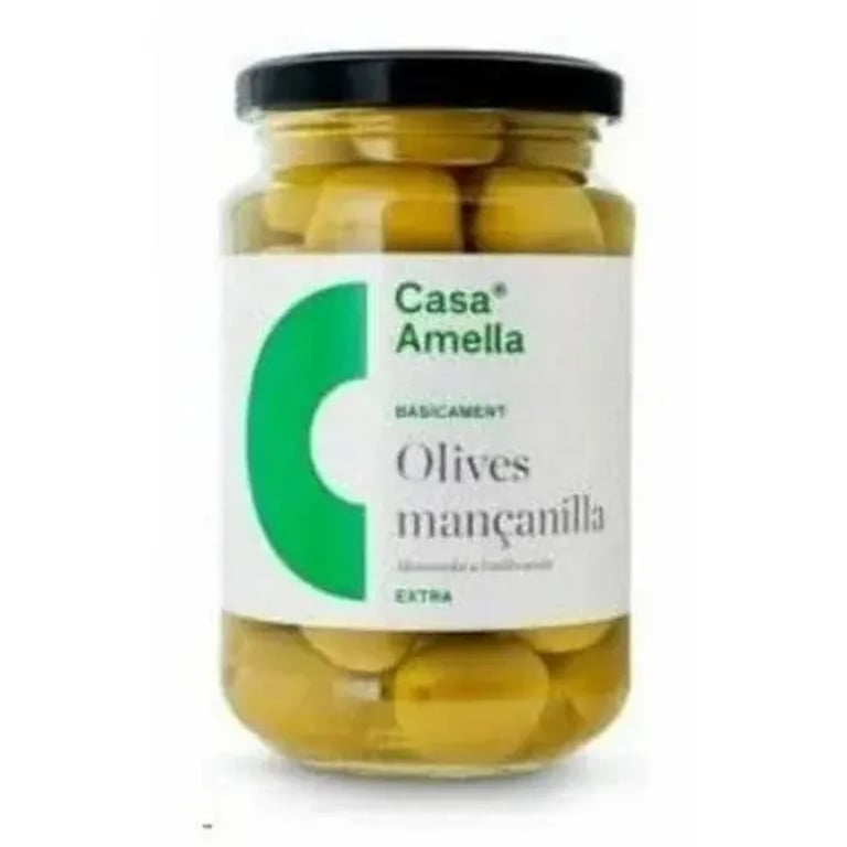 Aceitunas Manzanilla Verde Con Hueso