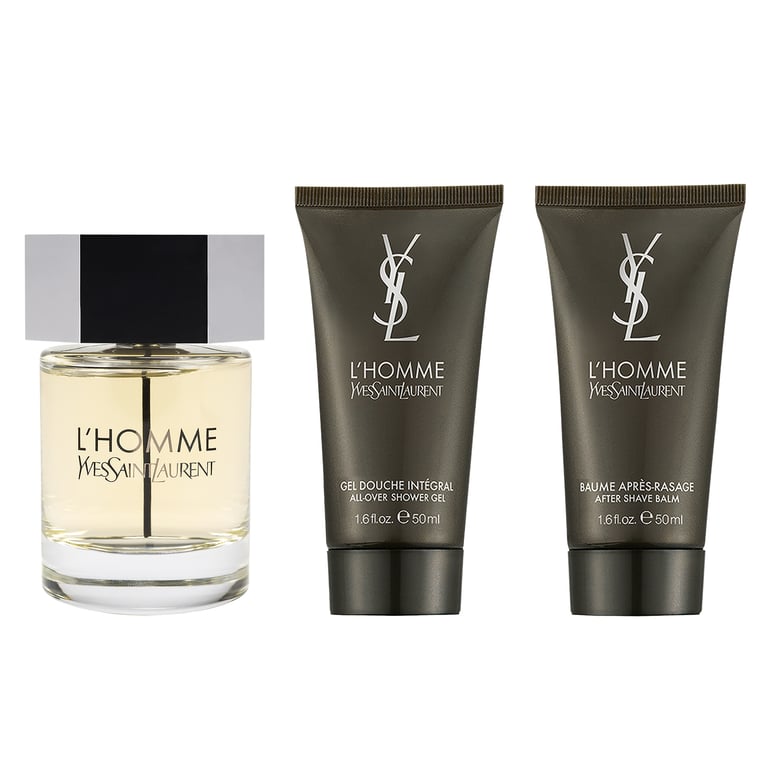 L'Homme EDT 100 ml + Aftershave 100 ml + Gel 100 ml de Yves Saint Laurent