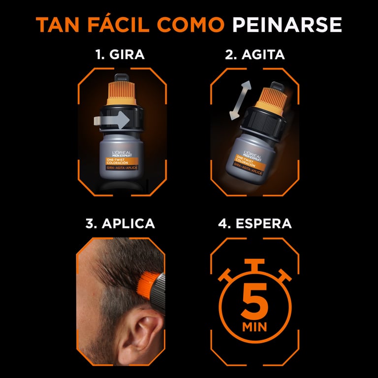 Men Expert One Twist Coloration 05 Châtain Clair de L'Oreal Paris