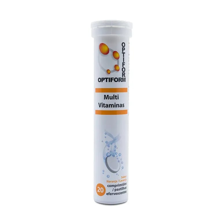 Optiform Multi Vitaminas Efervescentes #Naranja