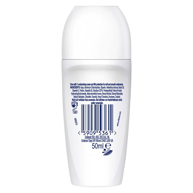 Classic Déodorant Roll-On 48H 50 ml de Dove