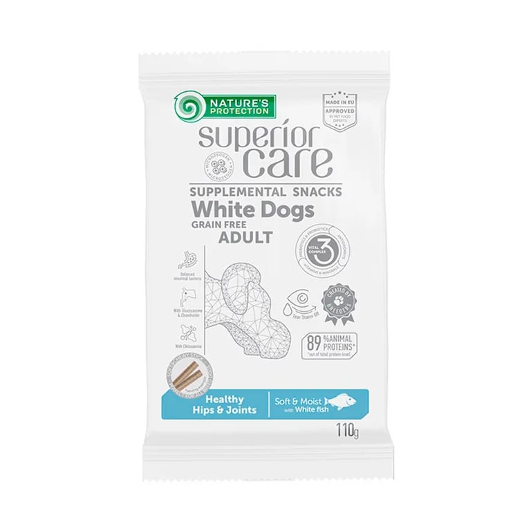 Dog Adult Healthy Hips & Joints Snack Pescado Blanco