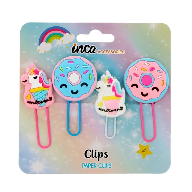 Set Clips Licornes Et Donuts