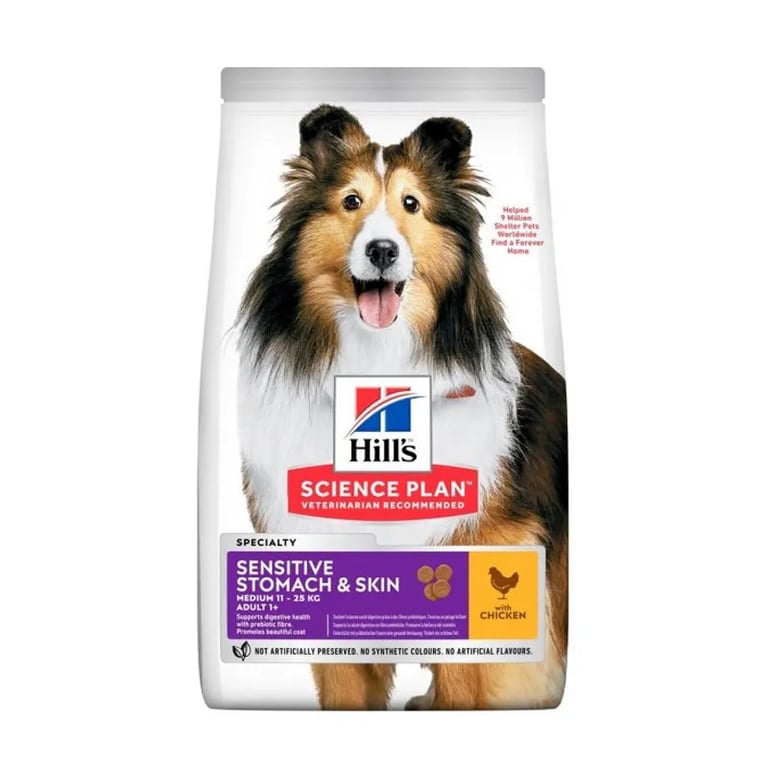 Perro Adult Medium Sensitive Stomach Skin Huhn