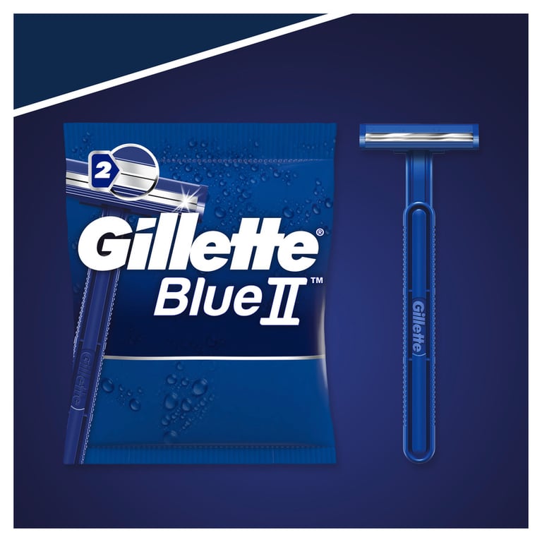 GILLETTE BLUE II 5 pcs + 1 pc OFFERT 6 pcs