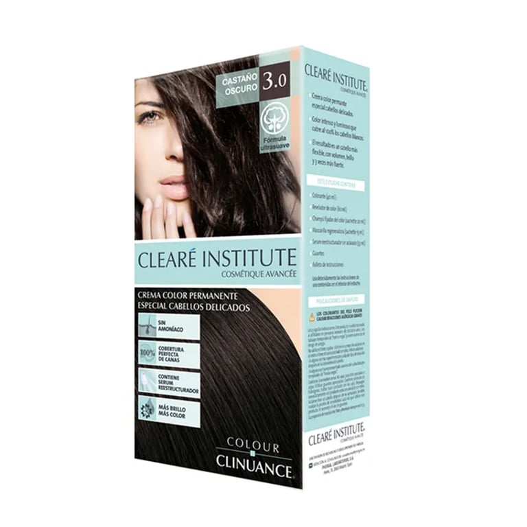 COLOUR CLINUANCE TINTE CABELLO DELICADO 3.0 CASTAÑO OSCURO