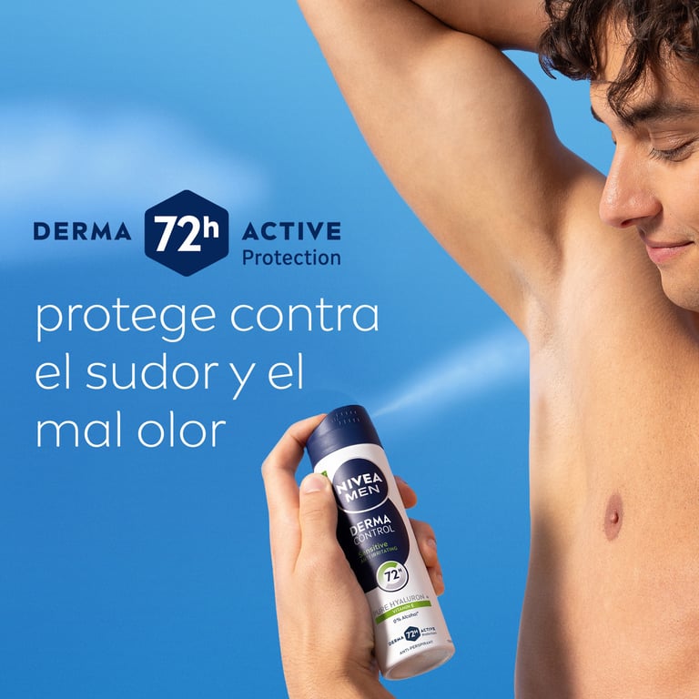 Derma Control Sensitive Men Desodorante Spray 200 ml de Nivea
